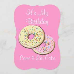 Convite Venha e coma Anúncios de Festa de aniversário di