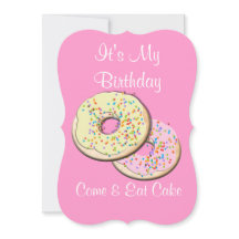 Venha e coma Anúncios de Festa de aniversário dive