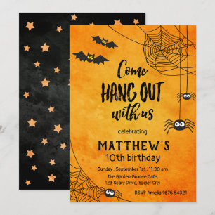 Convite Venha Sair Conosco   Halloween Aniversário