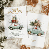 Venha se divertir Papai Noel caprichoso car Natal