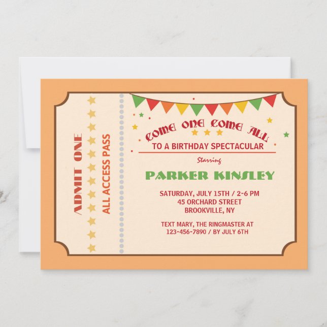 Convite Venha Todos Convidar (Frente)