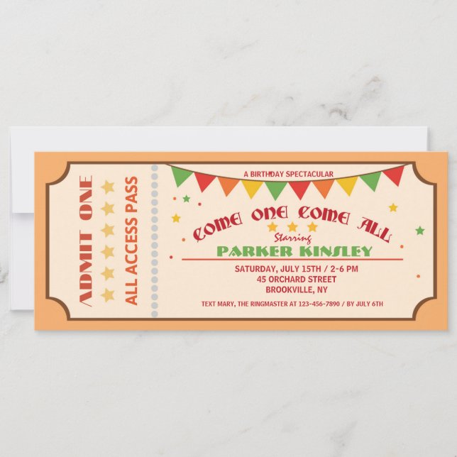 Convite Venha Todos Convidar (Frente)