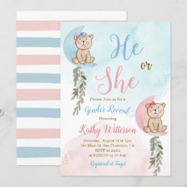 Convite Venham sobre a lua A Revelação de Gênero