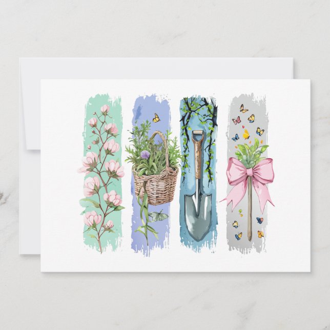 Convite Ventilador de jardinagem natural (Frente)