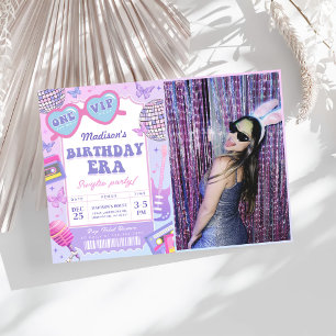 Convite Ventilador De Música Na Minha Era De Aniversário F