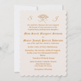 Convite Ventilador Vitoriano Monograma