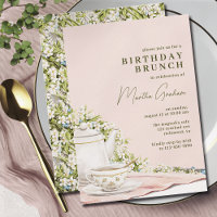 Verde Cor-de-rosa | Cute Tea Party Birthday Brunch