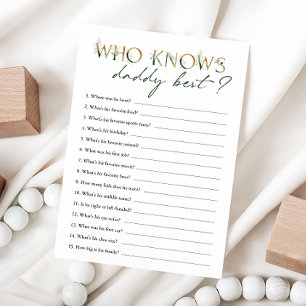 Convite Verde e Chá de fraldas Dourado que conhece o Pai