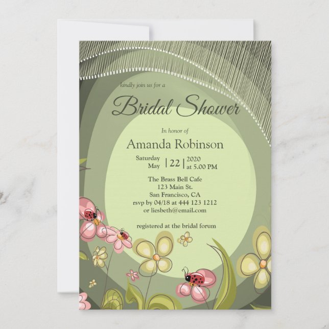 Convite Verde e Senhora Jogada (Frente)