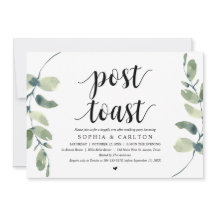 Verde, Festa de casamento de torrada Posta