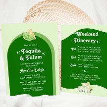 Verde limão Citrus Tequila e Tulum Bachelorette