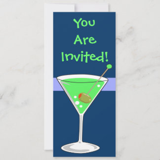 Convite Verde Martini