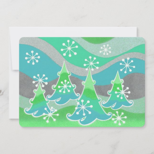 Convite Verde para árvores de inverno (Frente)