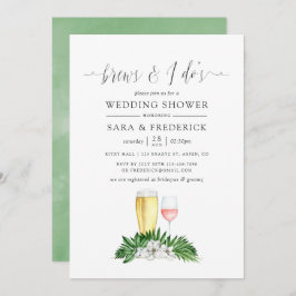 Convite Verde Tropical Breve Antes Do I Dos