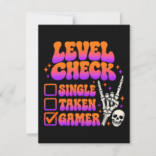 Convite Verificação de nível humor para fãs de jogos