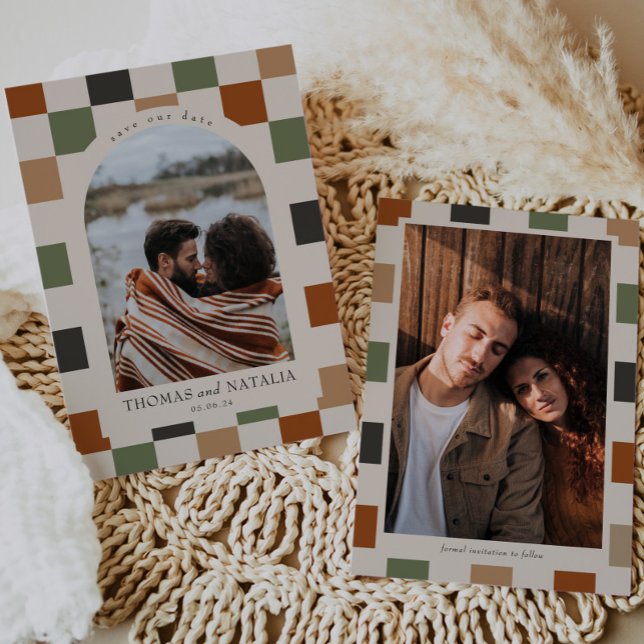 Convite Verificada retroativamente, Arch Foto para Salvar  (Criador carregado)