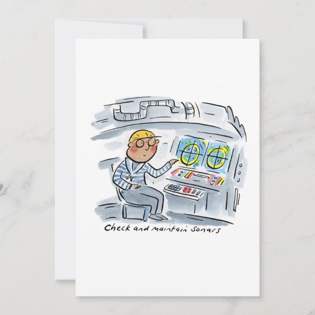 Convite Verificar e manter sonares (Frente)