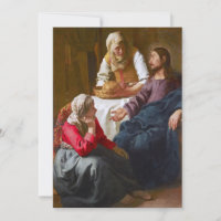 Vermeer - Cristo na Casa de Marta e Maria