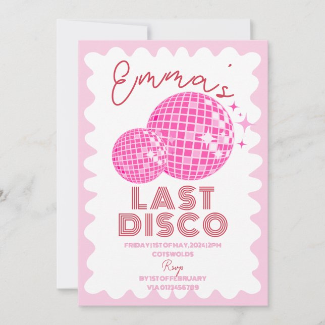 Convite Vermelhidão Rosa Último Disco no Fim de Semana do  (Frente)