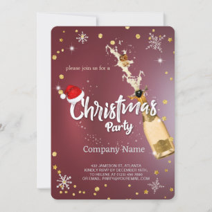 Convite Vermelho-Borgonha, Companhia de Natal de Champanhe