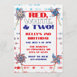 Convite Vermelho, Branco e Dois, 2º Aniversário