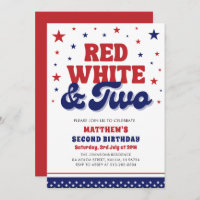 Vermelho, Branco e Dois Festa de segundo aniversár