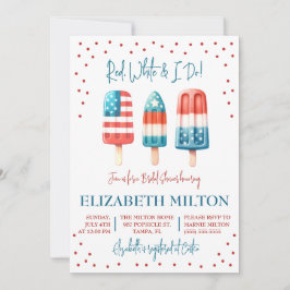 Convite Vermelho, Branco e eu fazemos Chá de panela de pic