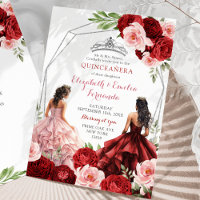 Vermelho Brilhante Rosa Gêmeos Vermelhos Vermelhos