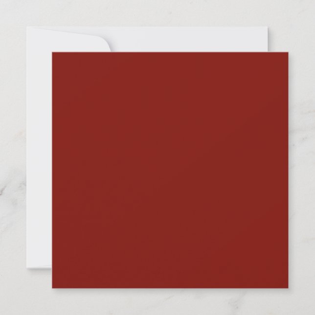 Convite Vermelho celeiro (cor sólida) (Frente)
