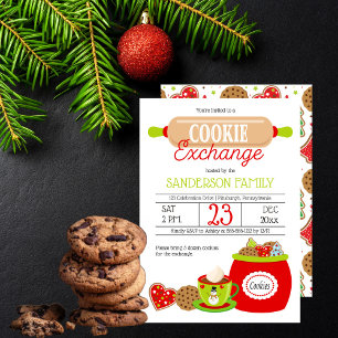 Convite Vermelho   Limão Sprinkle Holiday Cookies Parte d