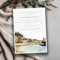 Verona Adige River Italy Watercolor Chá de panela