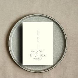 Convite Versão mínima mínima moderna do script Elegante Sa