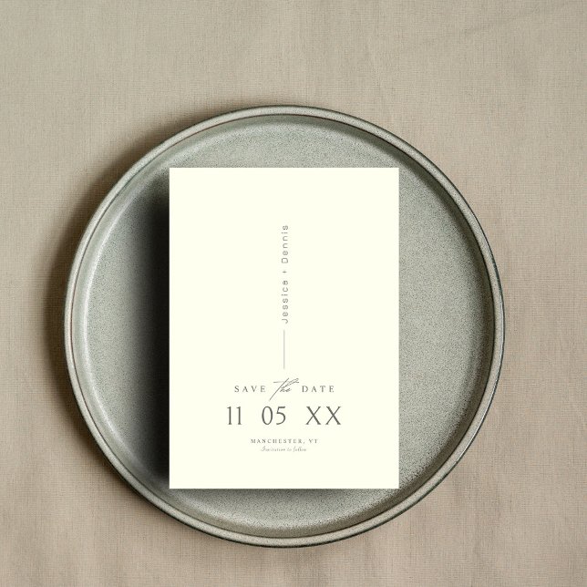 Convite Versão mínima mínima moderna do script Elegante Sa (Criador carregado)