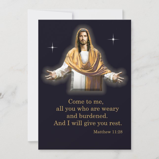 Convite versículos da Bíblia (Frente)