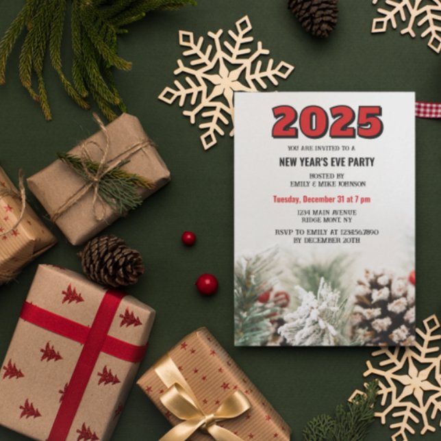 Convite Véspera de Natal de 2025 (Criador carregado)