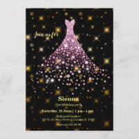 Vestido cintilante de diamante