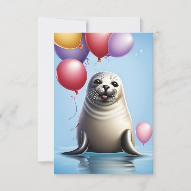 Convite Vestido com a Alegria de Aniversário: Modelo de Co (Frente)