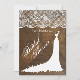 Convite Vestido de Casamento Elegante e rendas na Madeira 