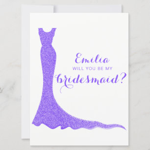 Convite Vestido de dama de honra cintilante