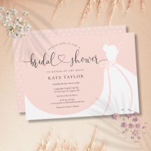 Vestido de Noiva Elegante Rosa Bege Chuveiro de No