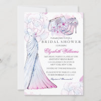 Vestido de Noiva Floral Cristal Rosa Chá de Panela