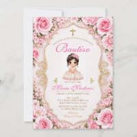 Vestido Espanhol Mexicano Menina Festa Rosa Bautiz