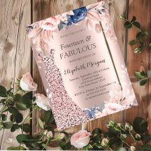 Vestido Lantejoulas Rosa Dourado Floral 40 Anivers