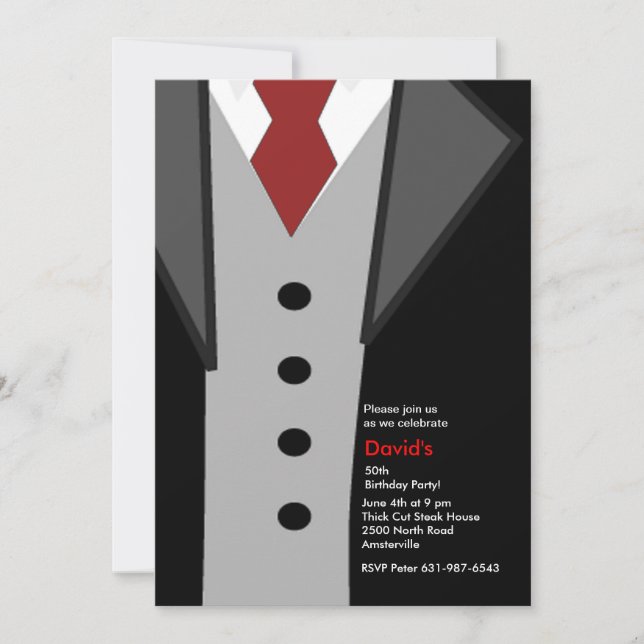 Convite Vestido para o luxo (Frente)