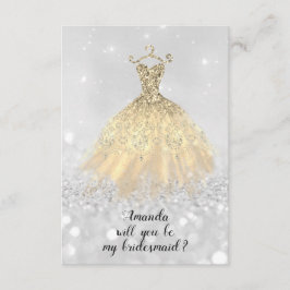 Convite Vestido Princesa Diamante Brilhante Damas de Honra