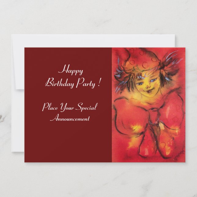 CONVITE VESTUÁRIO COM BORRACHA VERMELHA (Frente)