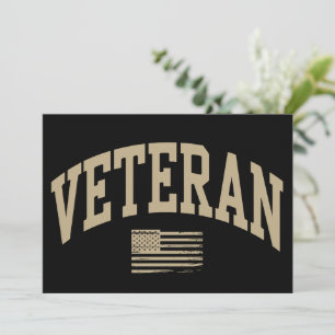 Convite Veterano Dia dos Veteranos EUA Estados Unidos Amer