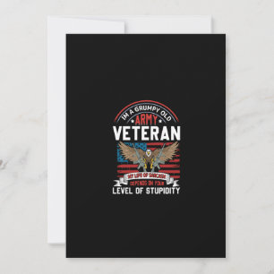Convite veterano do exército