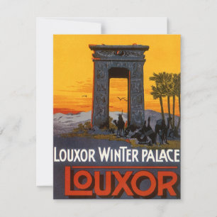 Convite Viagem Antiga ao Cairo, Egito, Avião Biplano