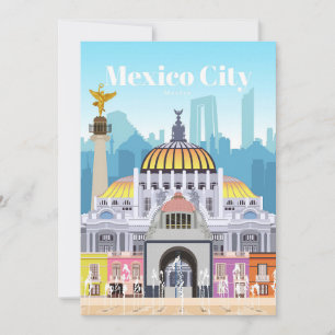 Convite Viagem Art Viagem Para A Cidade Do México